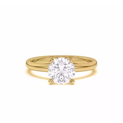 Ally Classic Solitaire Engagement Ring (2mm)