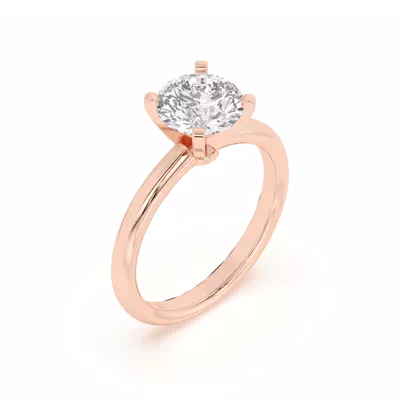 Ally Classic Solitaire Engagement Ring (2mm)