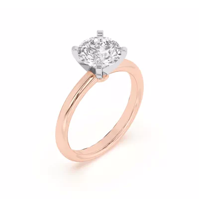 Ally Classic Two-Tone Engagement Ring (2mm)