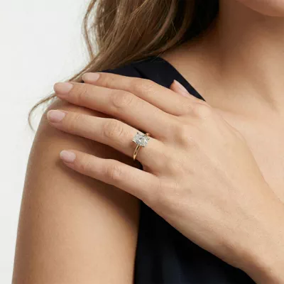 Ally Classic Two-Tone Engagement Ring (2mm)
