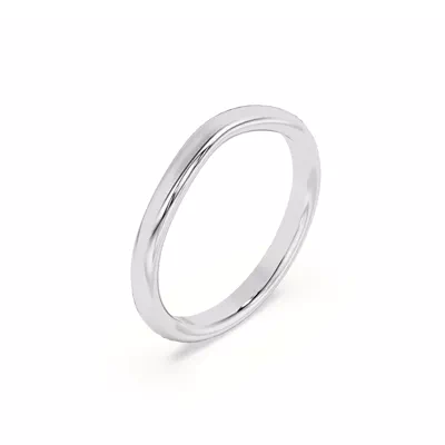 Ally Curved Band (2mm)