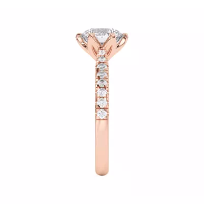 Marigold Grand Tulip Inspired 6 Prong Engagement Ring