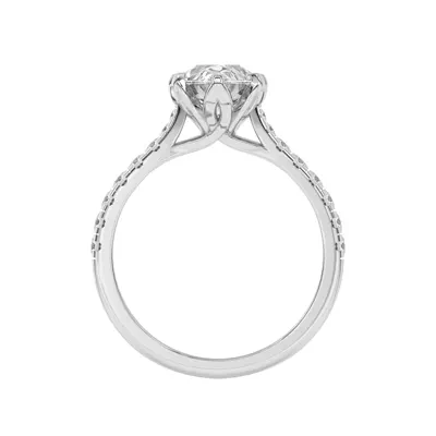 Marigold Grand Tulip Inspired 6 Prong Lab Engagement Ring