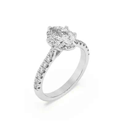 Marigold Grand Tulip Inspired 6 Prong Lab Engagement Ring