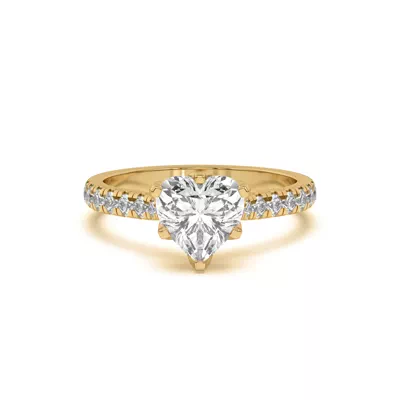 Marigold Grand Tulip Inspired 6 Prong Lab Engagement Ring