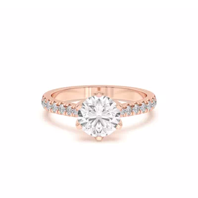 Marigold Grand Tulip-Inspired 6 Prong Engagement Ring