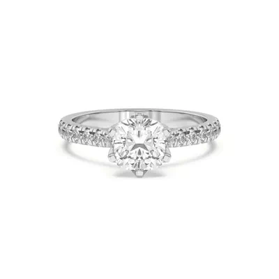 Marigold Grand Tulip Inspired 6 Prong Lab Engagement Ring