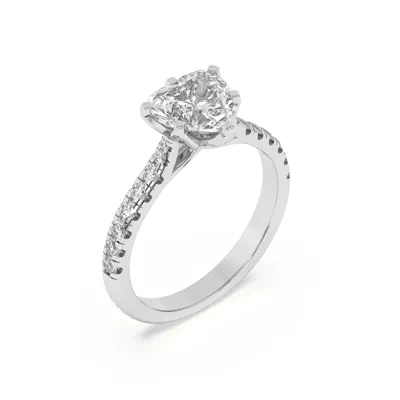 Marigold Grand Tulip Inspired 6 Prong Lab Engagement Ring
