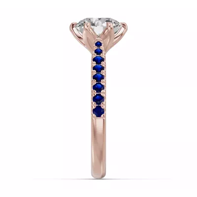 Marigold Grand Tulip Inspired Sapphire Engagement Ring