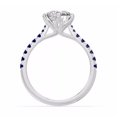 Marigold Grand Tulip Inspired Sapphire Engagement Ring