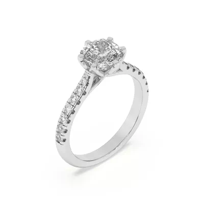 Marigold Grand Tulip Inspired 6 Prong Lab Engagement Ring