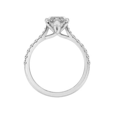 Marigold Grand Tulip Inspired 6 Prong Lab Engagement Ring