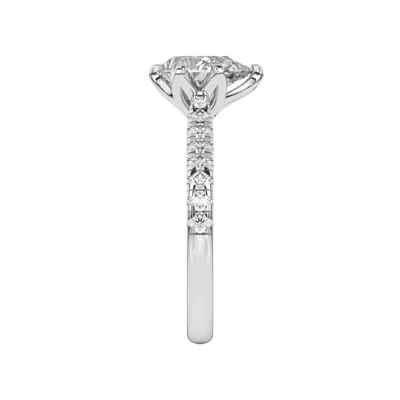 Marigold Grand Tulip Inspired 6 Prong Lab Engagement Ring