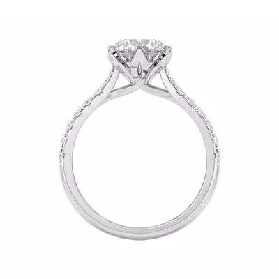 Marigold Grand Tulip Inspired 6 Prong Engagement Ring