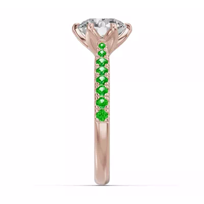 Marigold Grand Tulip-Inspired Tsavorite Engagement Ring