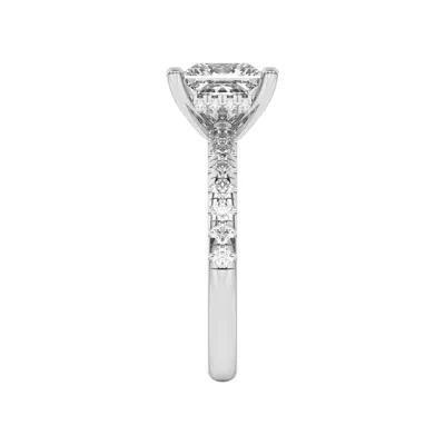 Marie Grand Hidden Halo Lab Pavé Engagement Ring