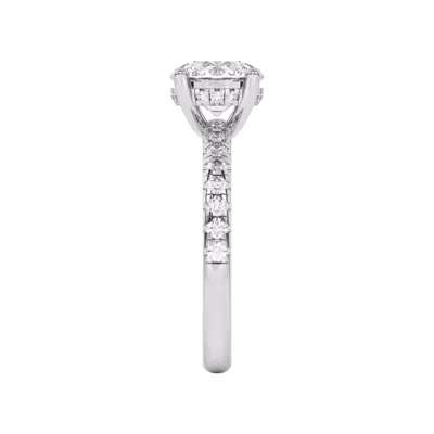 Marie Grand Hidden Halo Lab Pavé Engagement Ring