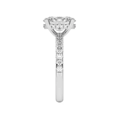Marie Grand Hidden Halo Lab Pavé Engagement Ring