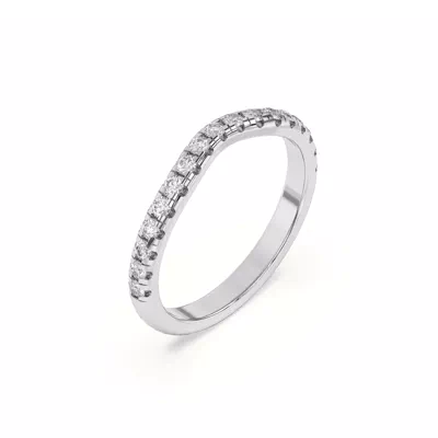 Marie Grand Curved Pavé Band