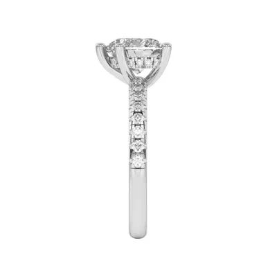 Marie Grand Hidden Halo Lab Pavé Engagement Ring