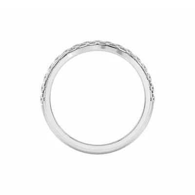 Marie Grand Curved Lab Pavé Band