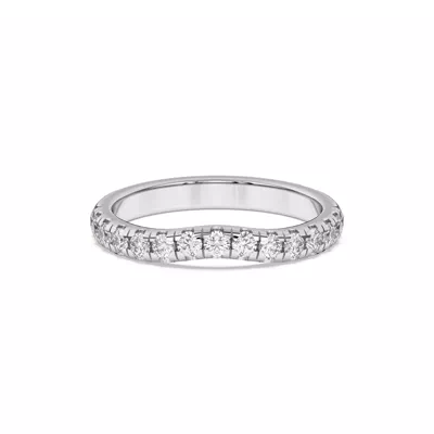 Marie Majestic Curved Pavé Band