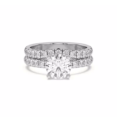 Marie Majestic Curved Pavé Band