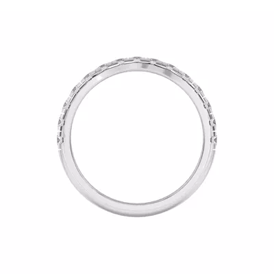 Marie Majestic Curved Pavé Band