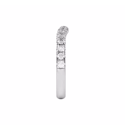 Marie Majestic Curved Pavé Band