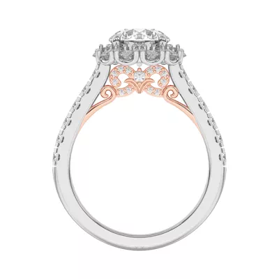 Seraphine Lab Halo Engagement Ring