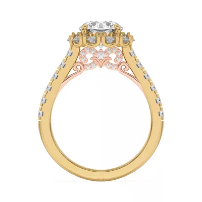 Seraphine Lab Halo Engagement Ring
