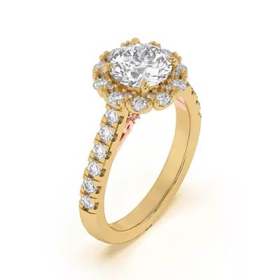 Seraphine Halo Engagement Ring