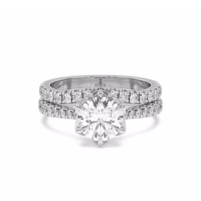 Petalo Pavé Curved Band