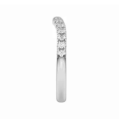 Petalo Pavé Curved Band