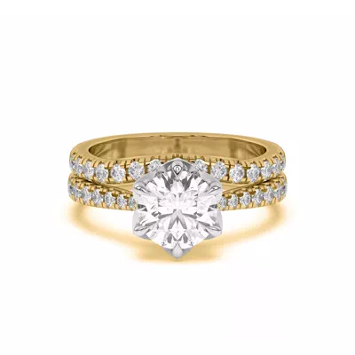 Petalo Pavé Curved Band