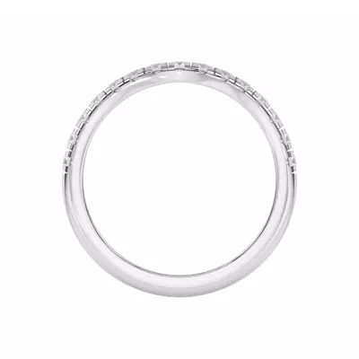 Petalo Pavé Curved Band