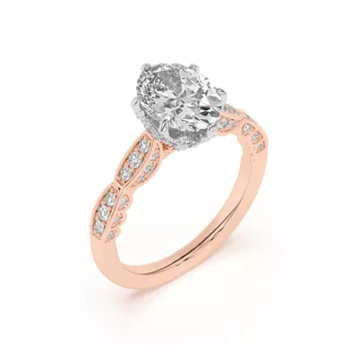 Aurelia Lace Engagement Ring