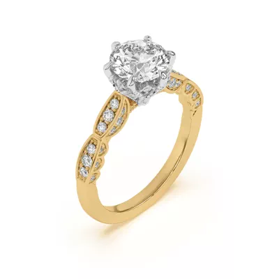 Aurelia Lace Engagement Ring