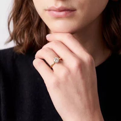 Marigold Tulip Engagement Ring (1.6mm)
