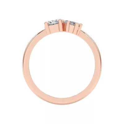 Toi et Moi Oval and Marquise Lab Ring (1.00 ct. tw.)