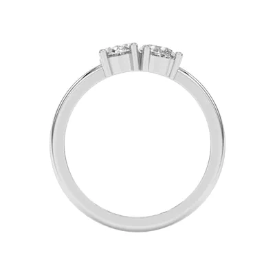 Toi et Moi Oval and Pear Lab Ring (1.00 ct. tw.)