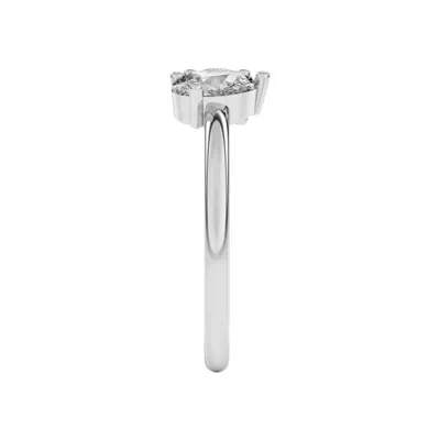 Toi et Moi Round and Pear Lab Ring (1.00 cttw)