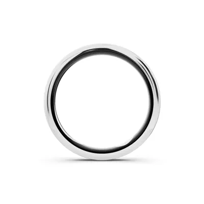 Black Ceramic Interior Comfort-Fit Gold Band (3mm)