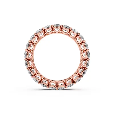 Sculpted Heart Diamond Eternity Ring (2.50 ct. tw.)