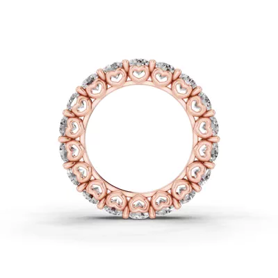Sculpted Heart Diamond Eternity Ring (4 ct. tw.)