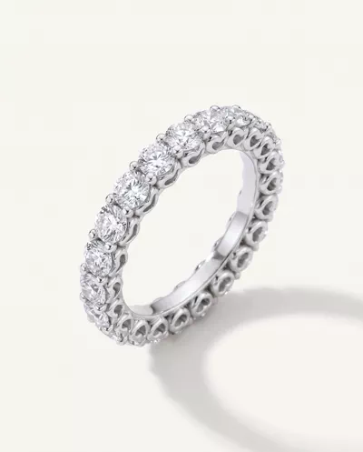 Sculpted Heart Diamond Eternity Ring (2 ct. tw.)