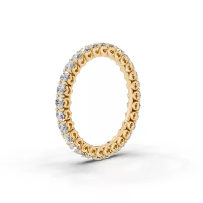Sculpted Heart Diamond Eternity Ring (1 ct. tw.)