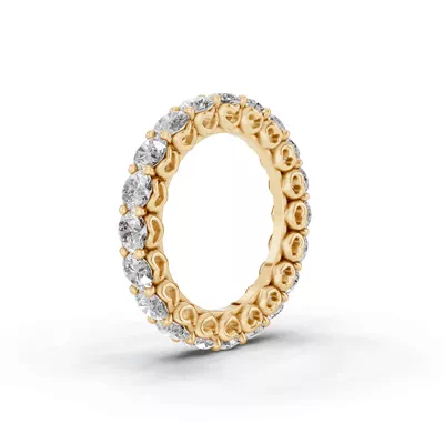 Sculpted Heart Diamond Eternity Ring (3 ct. tw.)