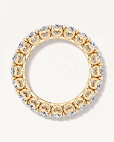 Sculpted Heart Diamond Eternity Ring (3 ct. tw.)