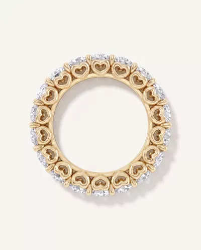 Sculpted Heart Diamond Eternity Ring (4 ct. tw.)